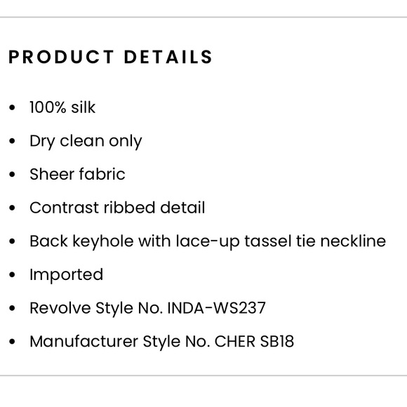 NWOT 💜 X Revolve Indah. Size Large. Lavender Long Sleeve Sheer Crop Top. 💜 - Picture 7 of 11